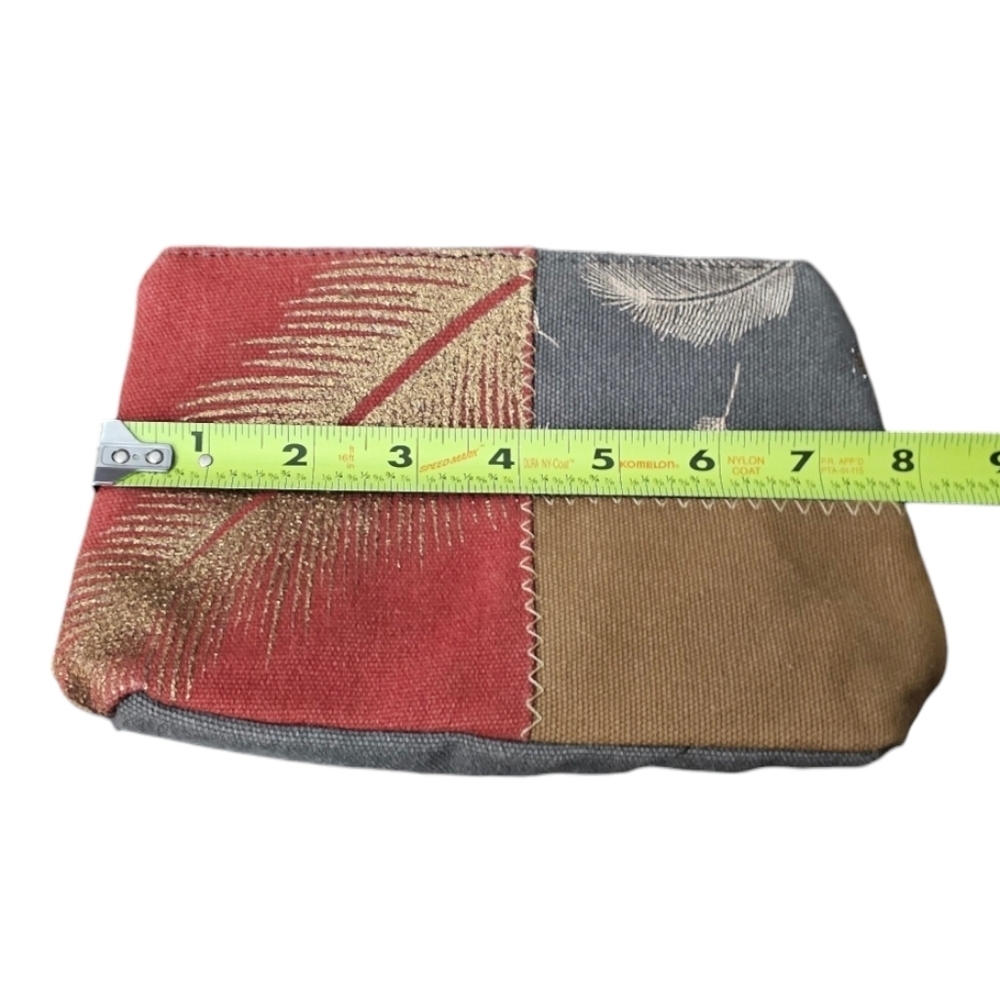 Glittery Feather Pattern Multicolor Patchwork Cos… - image 6